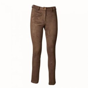 PASIÓN MORENA Pantalón Legging Antelina Mujer Marrón