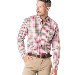 camisa-gabardina-classic-doble-rosa