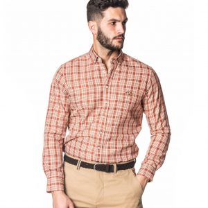 camisa-gabardina-cuadros-marron