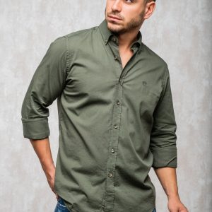 A LA VAQUERA Camisa Verde 100% algodón