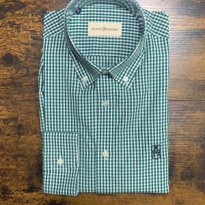 ATLANTA MONTERO Camisa Cuadro verde botella